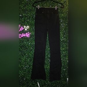 KDF Flare Jeans- Women, Black, Small
